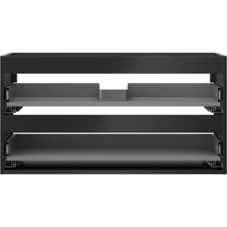 Korpus umývadlovej skrinky Mexen Box-A 90 cm, 2 zásuvky, matná čierna - 91AX0-0900-470-2-71