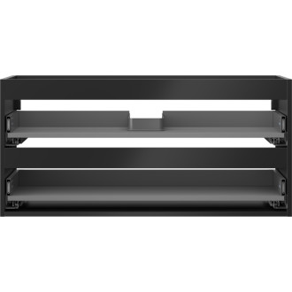 Korpus umývadlovej skrinky Mexen Box-A 100 cm, 2 zásuvky, matná čierna - 91AX0-1000-470-2-71