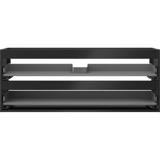 Korpus umývadlovej skrinky Mexen Box-A 120 cm, 2 zásuvky, matná čierna - 91AX0-1200-470-2-71