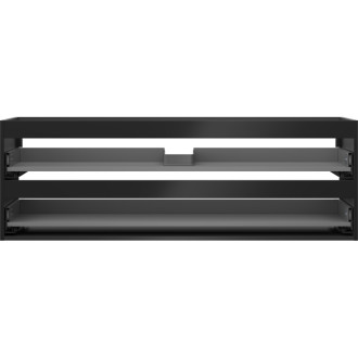 Korpus umývadlovej skrinky Mexen Box-A 140 cm, 2 zásuvky, matná čierna - 91AX0-1400-470-2-71