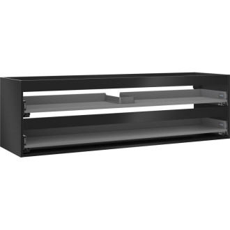 Korpus umývadlovej skrinky Mexen Box-A 160 cm, 2 zásuvky, matná čierna - 91AX0-1600-470-2-71