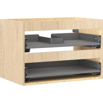 Korpus umývadlovej skrinky Mexen Box-A 70 cm, 2 zásuvky, dub - 91AX0-0700-470-2-81