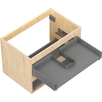 Korpus umývadlovej skrinky Mexen Box-A 70 cm, 2 zásuvky, dub - 91AX0-0700-470-2-81