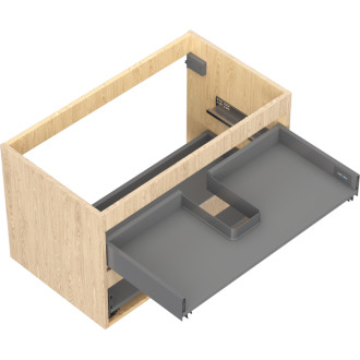 Korpus umývadlovej skrinky Mexen Box-A 80 cm, 2 zásuvky, dub - 91AX0-0800-470-2-81