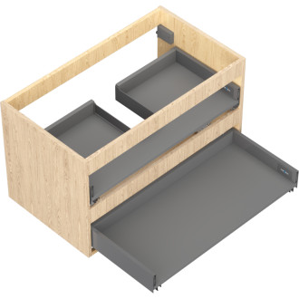 Korpus umývadlovej skrinky Mexen Box-A 80 cm, 2 zásuvky, dub - 91AX0-0800-470-2-81