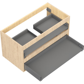 Korpus umývadlovej skrinky Mexen Box-A 90 cm, 2 zásuvky, dub - 91AX0-0900-470-2-81