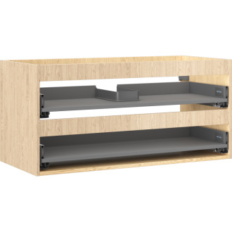 Korpus umývadlovej skrinky Mexen Box-A 100 cm, 2 zásuvky, dub - 91AX0-1000-470-2-81