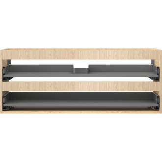 Korpus umývadlovej skrinky Mexen Box-A 120 cm, 2 zásuvky, dub - 91AX0-1200-470-2-81