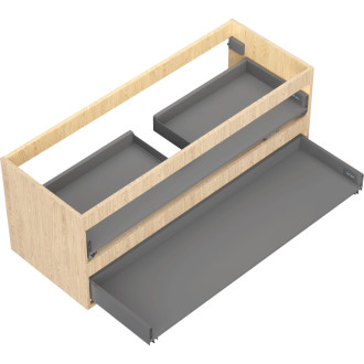 Korpus umývadlovej skrinky Mexen Box-A 120 cm, 2 zásuvky, dub - 91AX0-1200-470-2-81