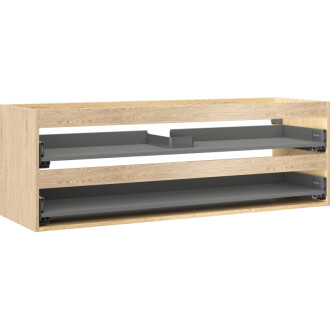 Korpus umývadlovej skrinky Mexen Box-A 140 cm, 2 zásuvky, dub - 91AX0-1400-470-2-81