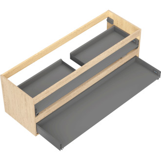 Korpus umývadlovej skrinky Mexen Box-A 140 cm, 2 zásuvky, dub - 91AX0-1400-470-2-81