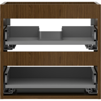 Korpus umývadlovej skrinky Mexen Box-A 50 cm, 2 zásuvky, orech - 91AX0-0500-470-2-86