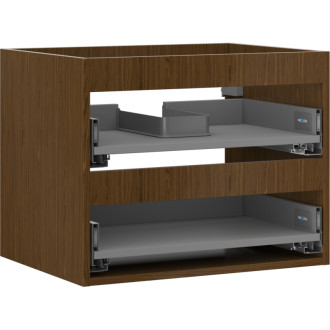 Korpus umývadlovej skrinky Mexen Box-A 60 cm, 2 zásuvky, orech - 91AX0-0600-470-2-86