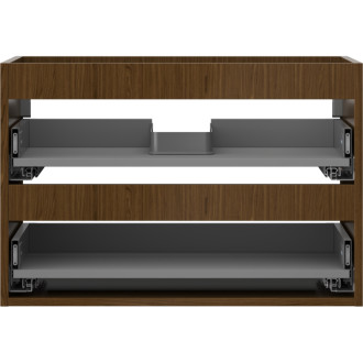 Korpus umývadlovej skrinky Mexen Box-A 70 cm, 2 zásuvky, orech - 91AX0-0700-470-2-86