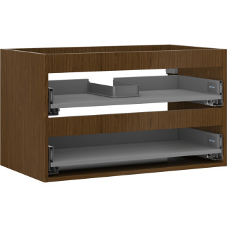 Korpus umývadlovej skrinky Mexen Box-A 80 cm, 2 zásuvky, orech - 91AX0-0800-470-2-86