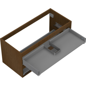 Korpus umývadlovej skrinky Mexen Box-A 100 cm, 2 zásuvky, orech - 91AX0-1000-470-2-86