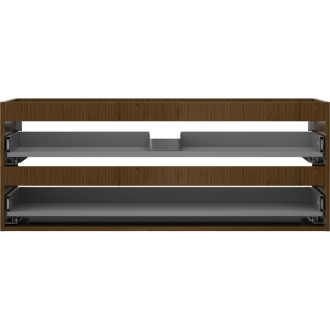 Korpus umývadlovej skrinky Mexen Box-A 120 cm, 2 zásuvky, orech - 91AX0-1200-470-2-86