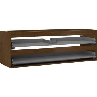 Korpus umývadlovej skrinky Mexen Box-A 140 cm, 2 zásuvky, orech - 91AX0-1400-470-2-86