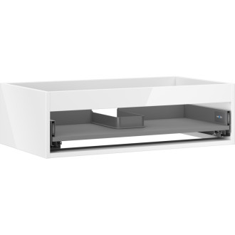 Korpus umývadlovej skrinky Mexen Box-A 80 cm, 1 zásuvka, biely lesk - 91AX0-0800-235-1-00