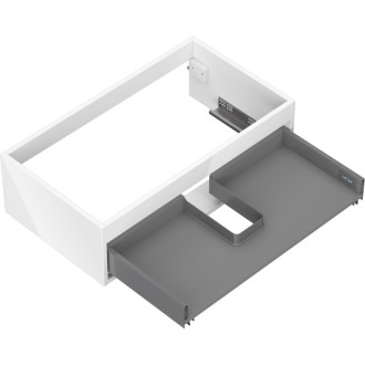 Korpus umývadlovej skrinky Mexen Box-A 80 cm, 1 zásuvka, biely lesk - 91AX0-0800-235-1-00