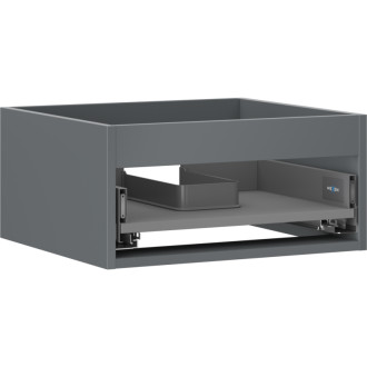 Korpus umývadlovej skrinky Mexen Box-A 50 cm, 1 zásuvka, matný grafit - 91AX0-0500-235-1-66