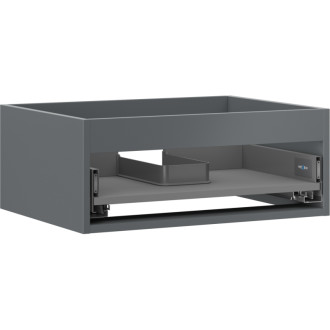 Korpus umývadlovej skrinky Mexen Box-A 60 cm, 1 zásuvka, matný grafit - 91AX0-0600-235-1-66