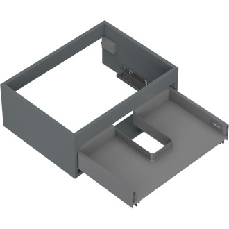 Korpus umývadlovej skrinky Mexen Box-A 60 cm, 1 zásuvka, matný grafit - 91AX0-0600-235-1-66