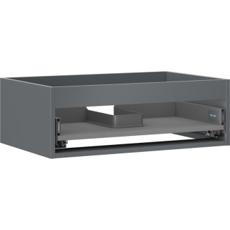Korpus umývadlovej skrinky Mexen Box-A 70 cm, 1 zásuvka, matný grafit - 91AX0-0700-235-1-66