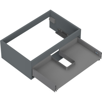 Korpus umývadlovej skrinky Mexen Box-A 70 cm, 1 zásuvka, matný grafit - 91AX0-0700-235-1-66