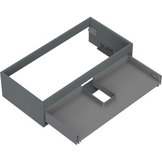 Korpus umývadlovej skrinky Mexen Box-A 90 cm, 1 zásuvka, matný grafit - 91AX0-0900-235-1-66