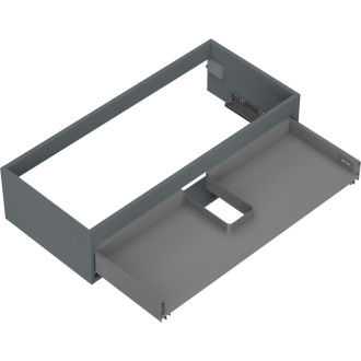 Korpus umývadlovej skrinky Mexen Box-A 100 cm, 1 zásuvka, matný grafit - 91AX0-1000-235-1-66