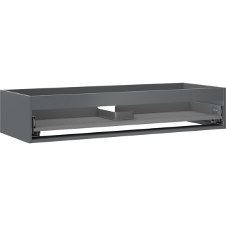 Korpus umývadlovej skrinky Mexen Box-A 120 cm, 1 zásuvka, matný grafit - 91AX0-1200-235-1-66