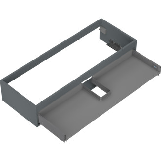 Korpus umývadlovej skrinky Mexen Box-A 120 cm, 1 zásuvka, matný grafit - 91AX0-1200-235-1-66