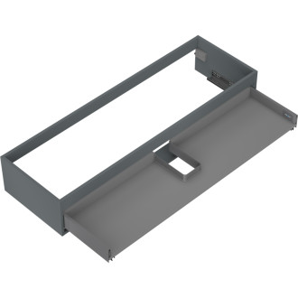 Korpus umývadlovej skrinky Mexen Box-A 140 cm, 1 zásuvka, matný grafit - 91AX0-1400-235-1-66