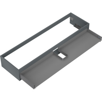 Korpus umývadlovej skrinky Mexen Box-A 160 cm, 1 zásuvka, matný grafit - 91AX0-1600-235-1-66