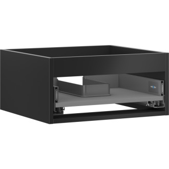 Korpus umývadlovej skrinky Mexen Box-A 50 cm, 1 zásuvka, matná čierna - 91AX0-0500-235-1-71