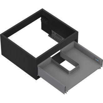 Korpus umývadlovej skrinky Mexen Box-A 50 cm, 1 zásuvka, matná čierna - 91AX0-0500-235-1-71