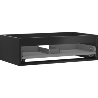 Korpus umývadlovej skrinky Mexen Box-A 80 cm, 1 zásuvka, matná čierna - 91AX0-0800-235-1-71
