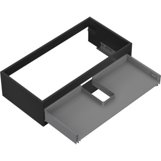 Korpus umývadlovej skrinky Mexen Box-A 90 cm, 1 zásuvka, matná čierna - 91AX0-0900-235-1-71