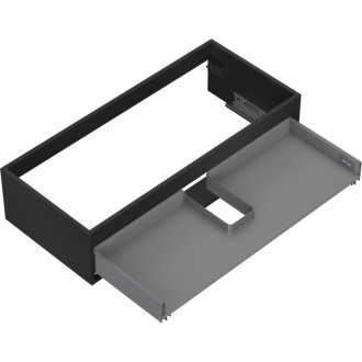 Korpus umývadlovej skrinky Mexen Box-A 100 cm, 1 zásuvka, matná čierna - 91AX0-1000-235-1-71