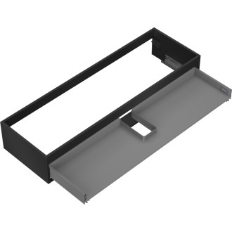 Korpus umývadlovej skrinky Mexen Box-A 140 cm, 1 zásuvka, matná čierna - 91AX0-1400-235-1-71