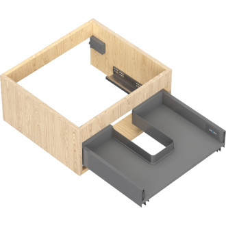 Korpus umývadlovej skrinky Mexen Box-A 50 cm, 1 zásuvka, dub - 91AX0-0500-235-1-81