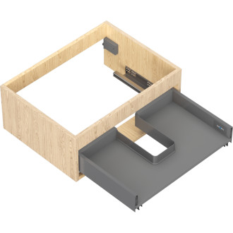 Korpus umývadlovej skrinky Mexen Box-A 60 cm, 1 zásuvka, dub - 91AX0-0600-235-1-81