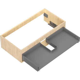 Korpus umývadlovej skrinky Mexen Box-A 90 cm, 1 zásuvka, dub - 91AX0-0900-235-1-81