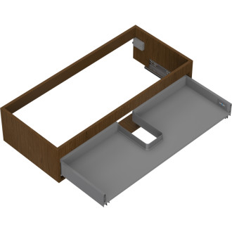 Korpus umývadlovej skrinky Mexen Box-A 100 cm, 1 zásuvka, orech - 91AX0-1000-235-1-86