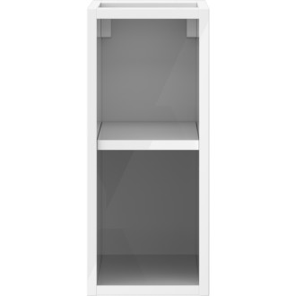 Mexen Box-A otvorená skrinka s policou 20 cm, biely lesk - 91AX2-0200-470-0-00