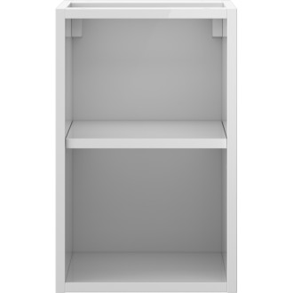 Mexen Box-A otvorená skrinka s policou 30 cm, biely lesk - 91AX2-0300-470-0-00