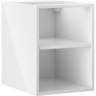Mexen Box-A otvorená skrinka s policou 35 cm, biely lesk - 91AX2-0350-470-0-00