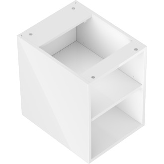 Mexen Box-A otvorená skrinka s policou 35 cm, biely lesk - 91AX2-0350-470-0-00