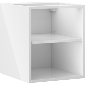 Mexen Box-A otvorená skrinka s policou 40 cm, biely lesk - 91AX2-0400-470-0-00